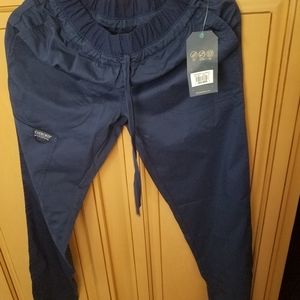 Cherokee Revolution Women's 5 Pocket Navy Scrub Bottoms Size XS